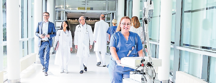„Spitzenmedizin menschlich“: bei der BG. FOTO: BG KLINIK „Spitzenmedizin menschlich“: bei der BG. FOTO: BG KLINIK
