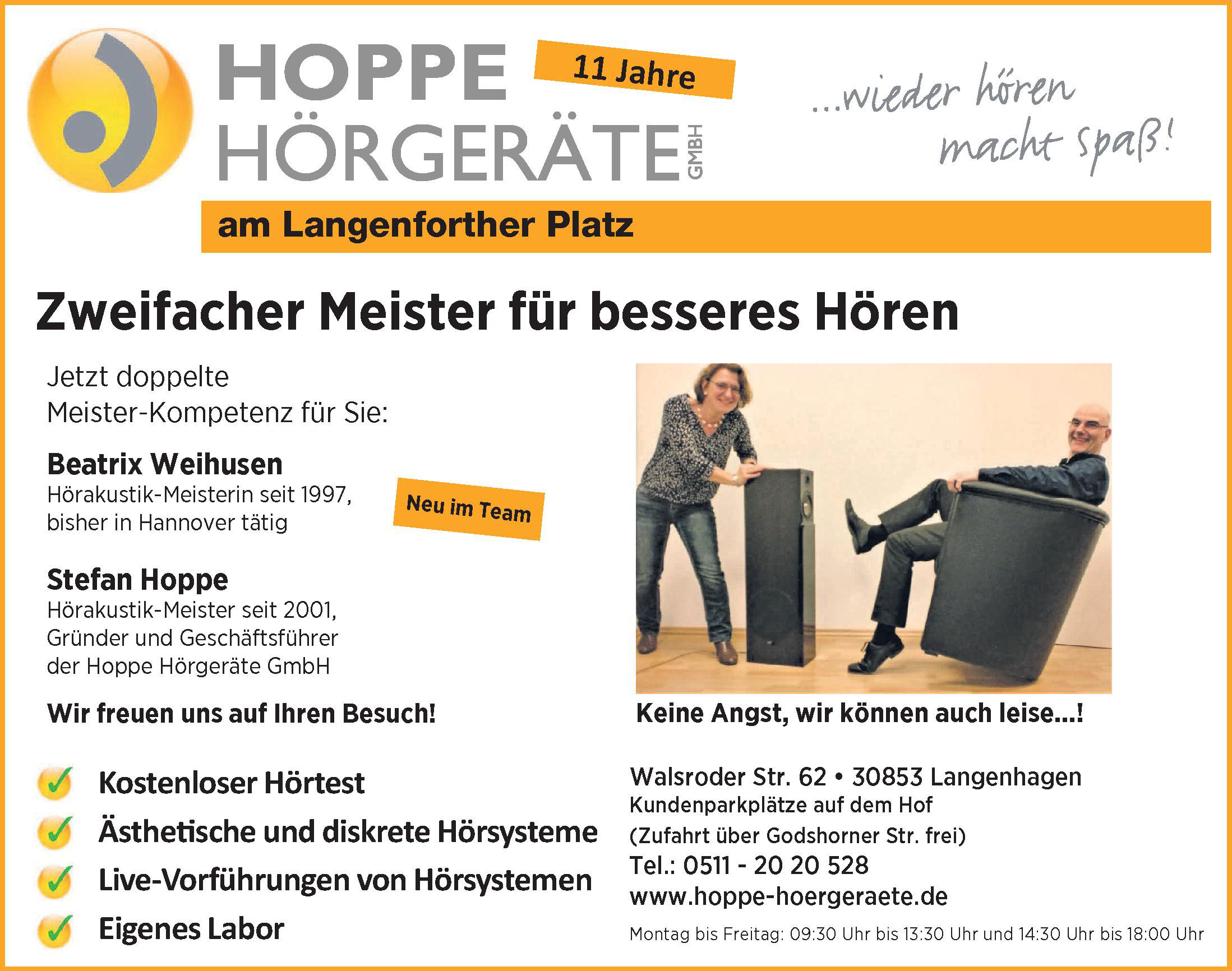 Hoppe Hörgeräte GmbH Hoppe Hörgeräte GmbH