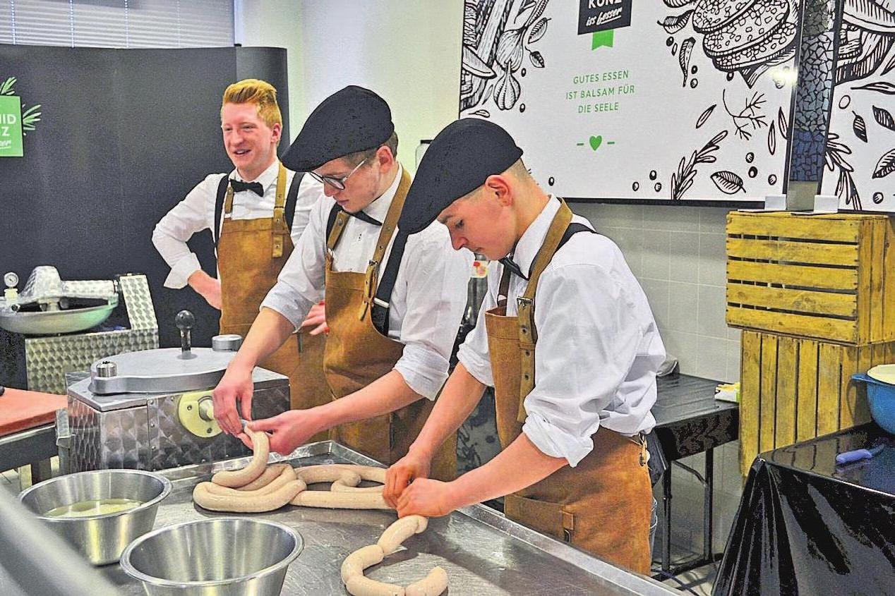 Das Metzgerhandwerk bietet gute Karrierechancen. Fotos: sim Das Metzgerhandwerk bietet gute Karrierechancen. Fotos: sim