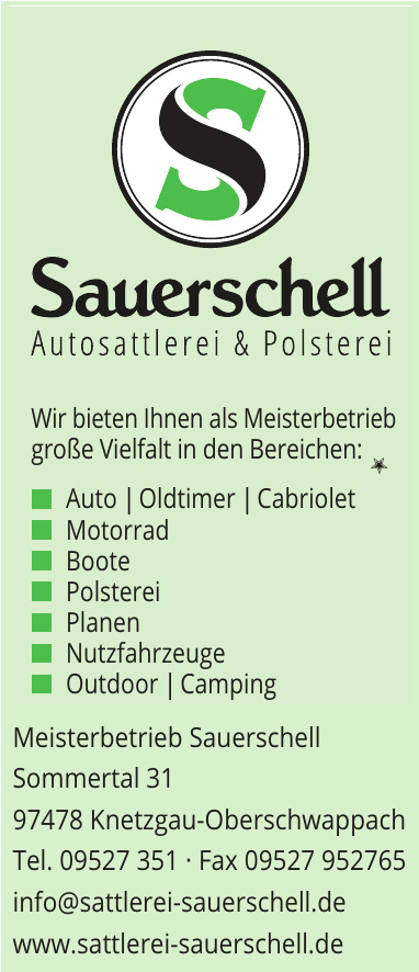 Sauerschell Autosattlerei & Polsterei