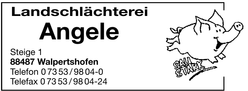 Landschlächterei Angele Landschlächterei Angele
