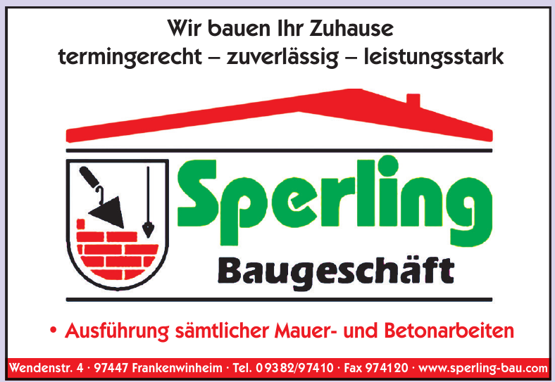 Sperling Baugeschäft Sperling Baugeschäft