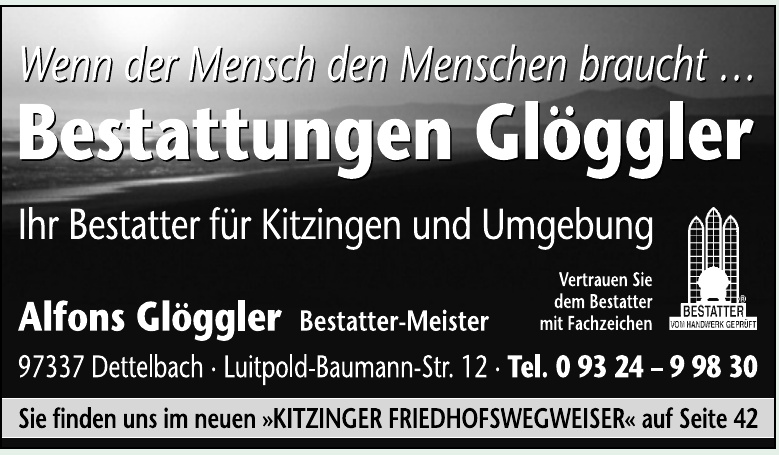 Bestattungen Glöggler Bestattungen Glöggler