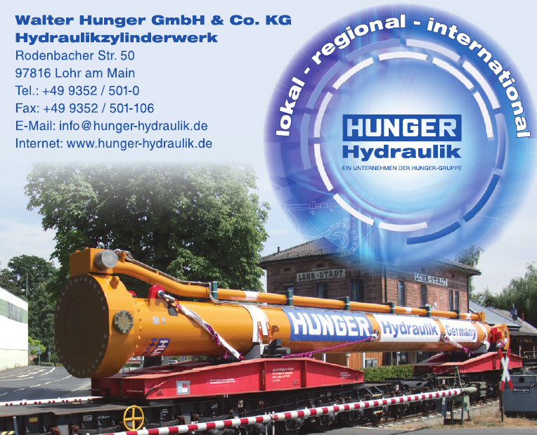 Walter Hunger GmbH & Co. KG Hydraulikzylinderwerk Walter Hunger GmbH & Co. KG Hydraulikzylinderwerk