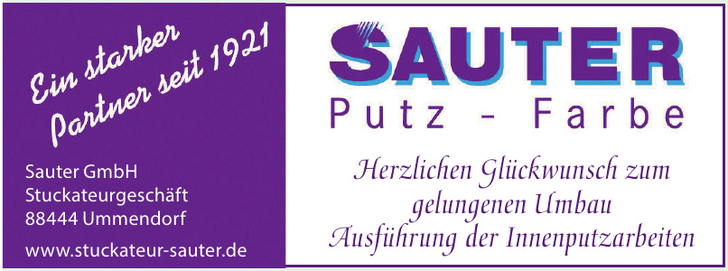 Sauter GmbH Stuckateurgeschäft Sauter GmbH Stuckateurgeschäft