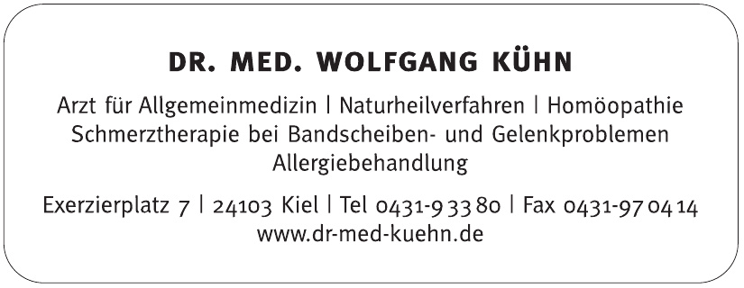 Dr. Med. Wolfgang Kühn