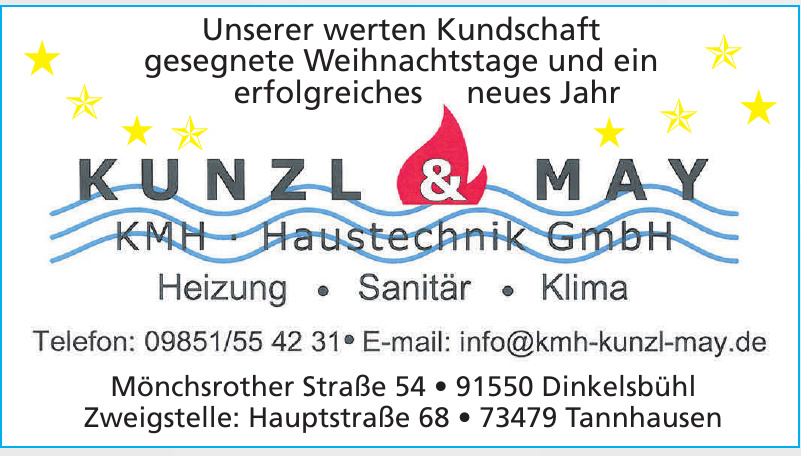 KMH Kunzl & May Haustechnik GmbH KMH Kunzl & May Haustechnik GmbH