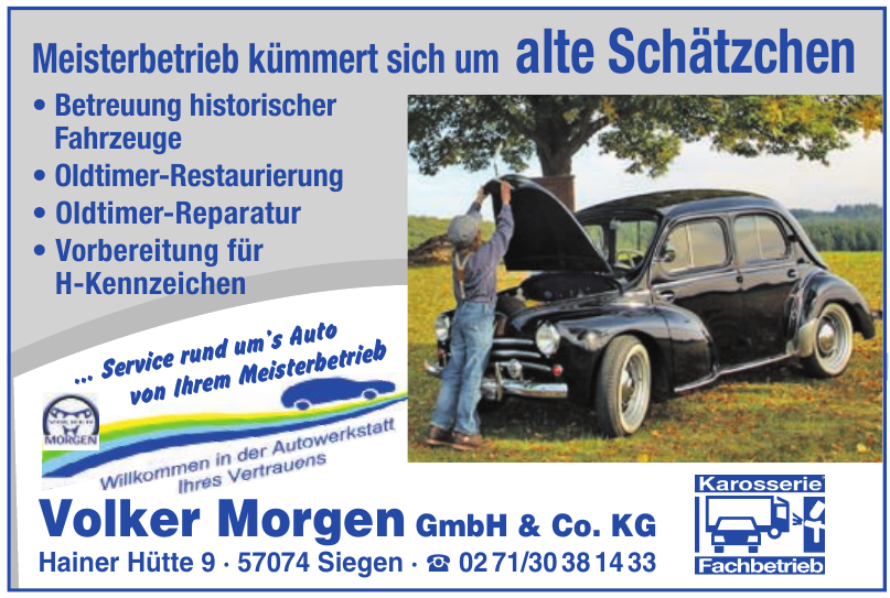 Volker Morgen GmbH & Co. KG Volker Morgen GmbH & Co. KG