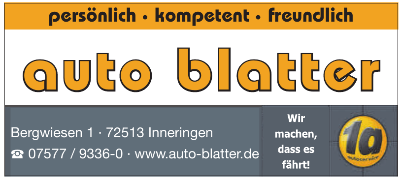 Auto Blatter Auto Blatter