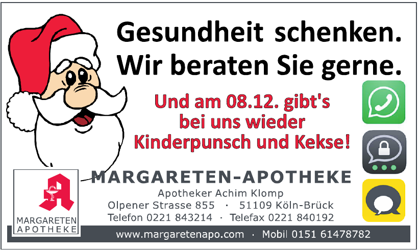Margareten-Apotheke Apotheker Achim Klomp e.K. Margareten-Apotheke Apotheker Achim Klomp e.K.