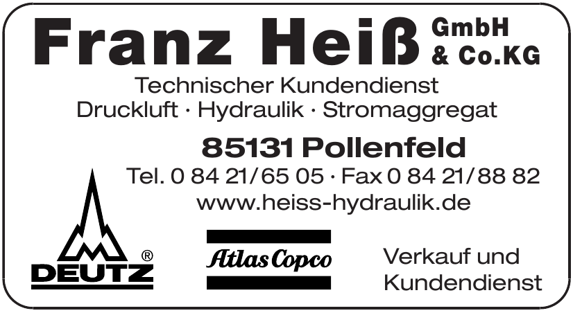 Franz Heiß GmbH & Co. KG Franz Heiß GmbH & Co. KG