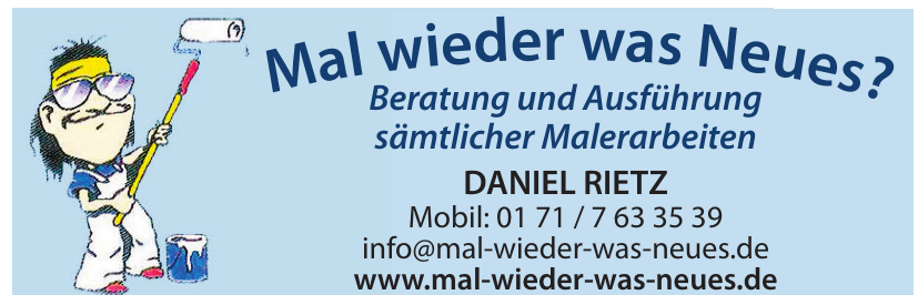 Maler-Betrieb Daniel Rietz