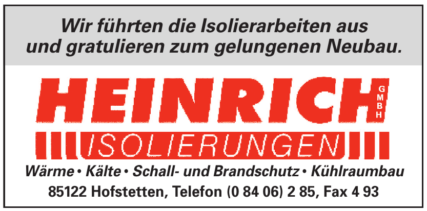 Heinrich Solierungen GmbH Heinrich Solierungen GmbH