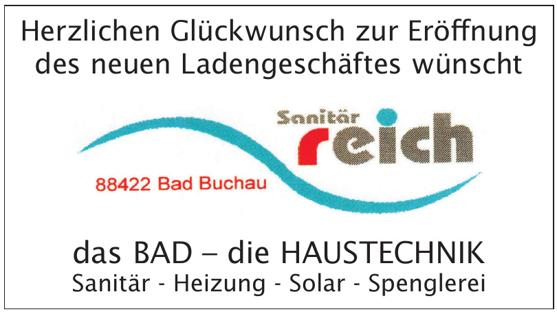 Sanitär Reich Sanitär Reich