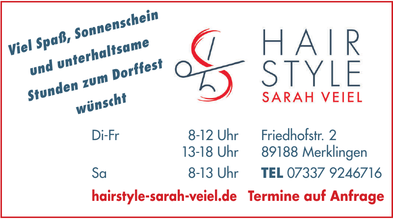 Hairstyle Sarah Veiel Hairstyle Sarah Veiel