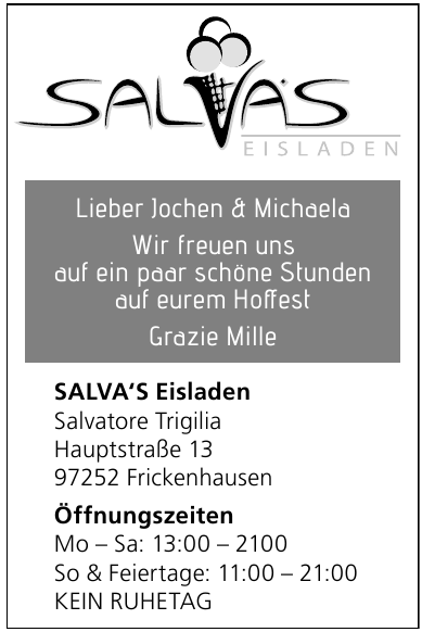 Salvas Eisladen Salvas Eisladen