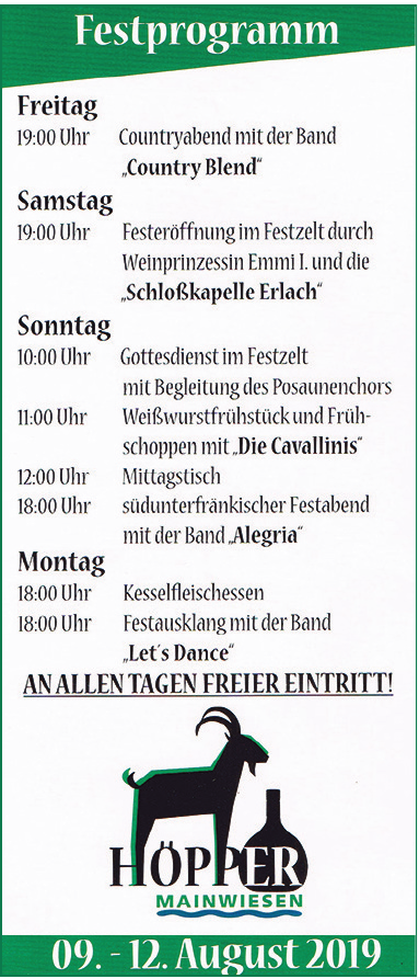 Höpper Mainwiesen Höpper Mainwiesen