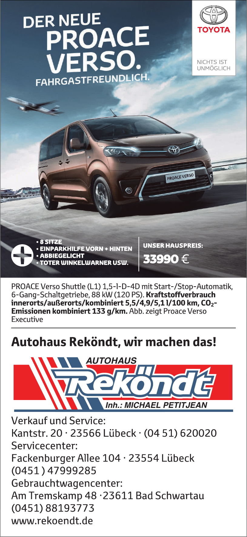 Autohaus Reköndt Inh. Michael Petitjean E. K. Autohaus Reköndt Inh. Michael Petitjean E. K.