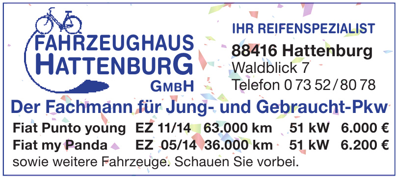Fahrzeughaus Hattenburg - Autorisierter Servicepartner GmbH Fahrzeughaus Hattenburg - Autorisierter Servicepartner GmbH
