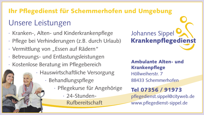 Ambulante Alten- und Krankenpflege Ambulante Alten- und Krankenpflege