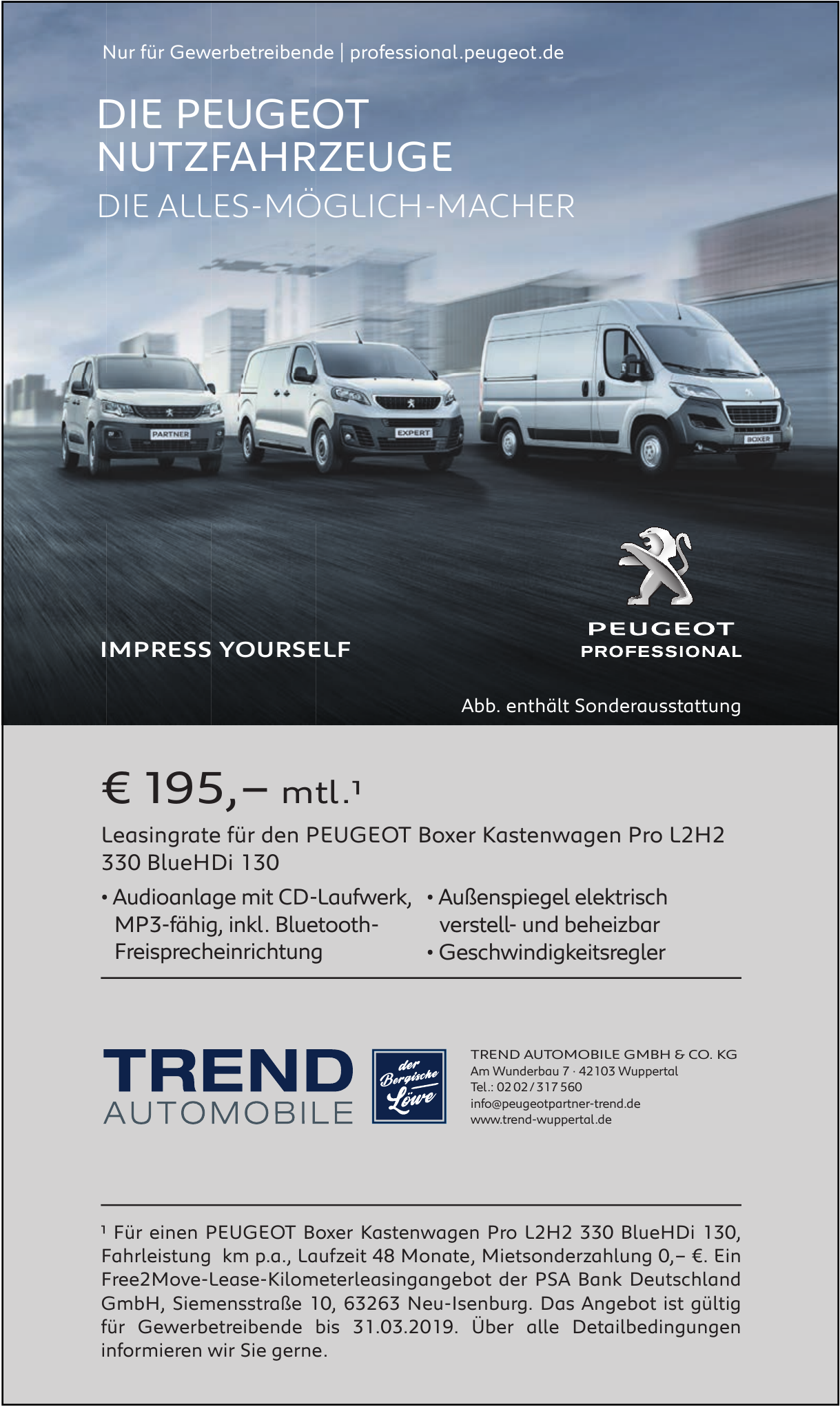 Trend Automobile GmbH & Co. KG Trend Automobile GmbH & Co. KG