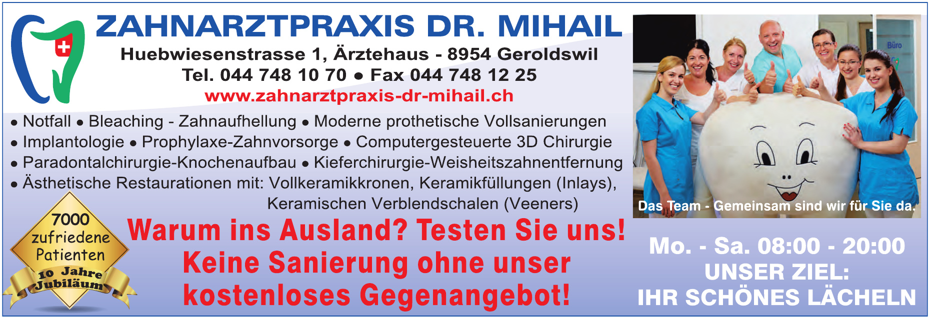 Zahrarztpraxis Dr. Mihail Zahrarztpraxis Dr. Mihail