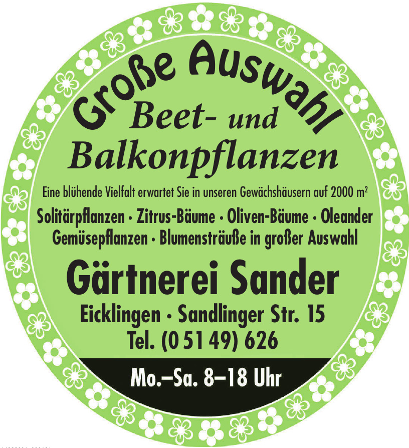 Gärtnerei Sander Gärtnerei Sander