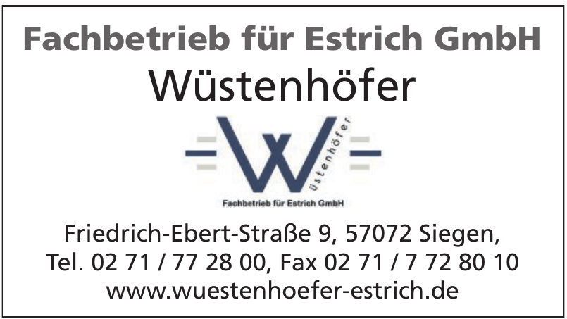 Fachbetrieb für Estrich GmbH Fachbetrieb für Estrich GmbH