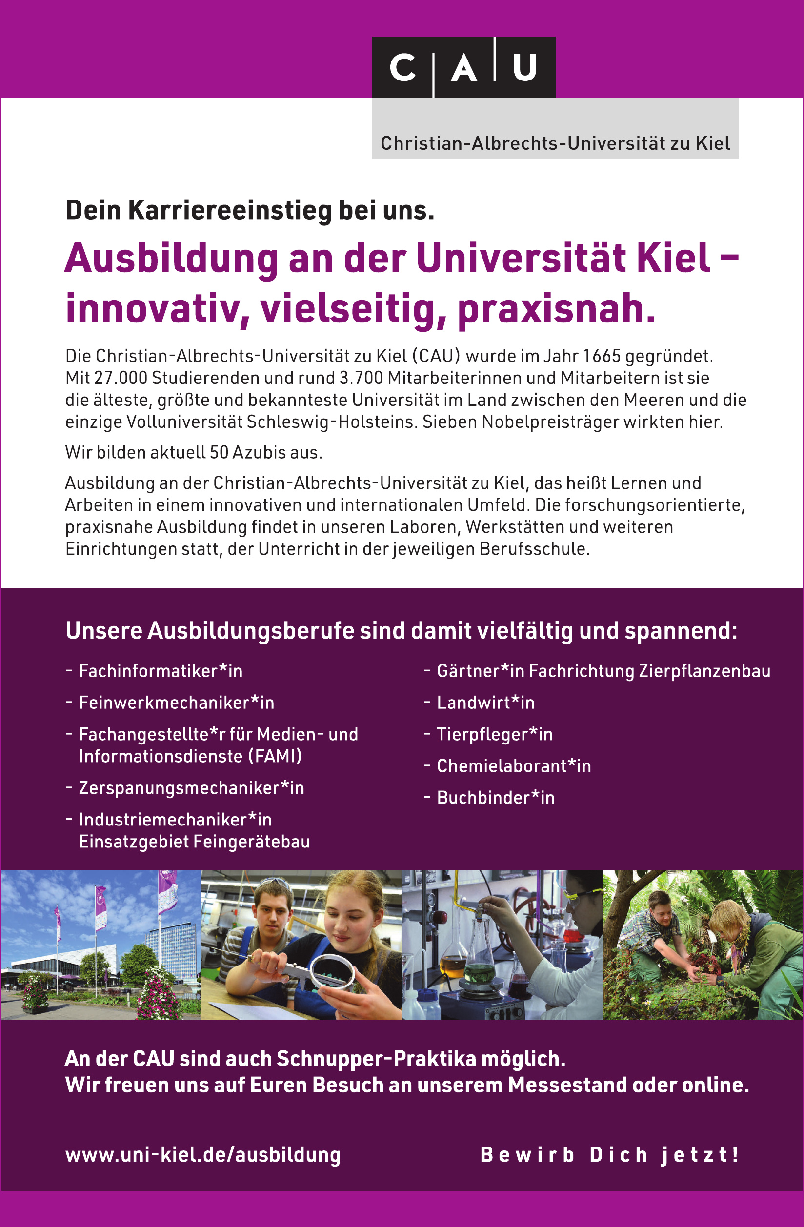 CAU Christian-Albrechts-Universität zu Kiel CAU Christian-Albrechts-Universität zu Kiel