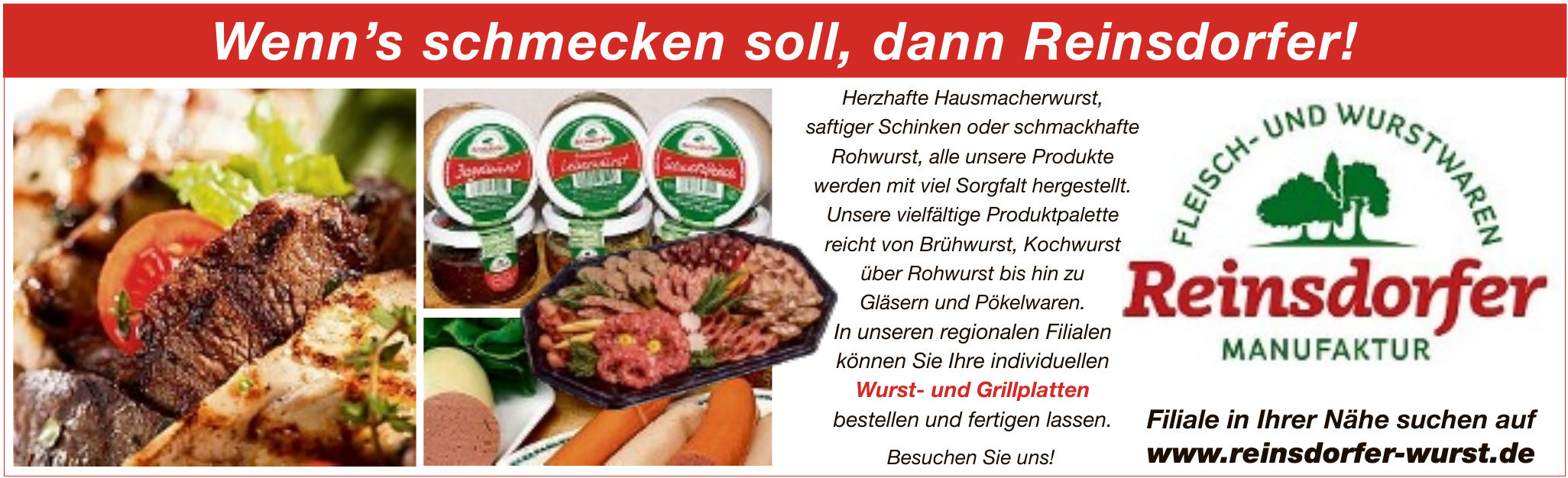 Fleisch- und Wurstwaren Reinsdorfer Manufaktur Fleisch- und Wurstwaren Reinsdorfer Manufaktur