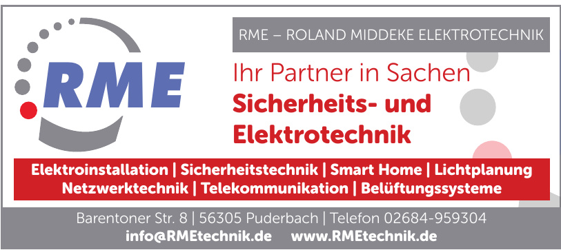 RME – Roland Middeke Elektrotechnik