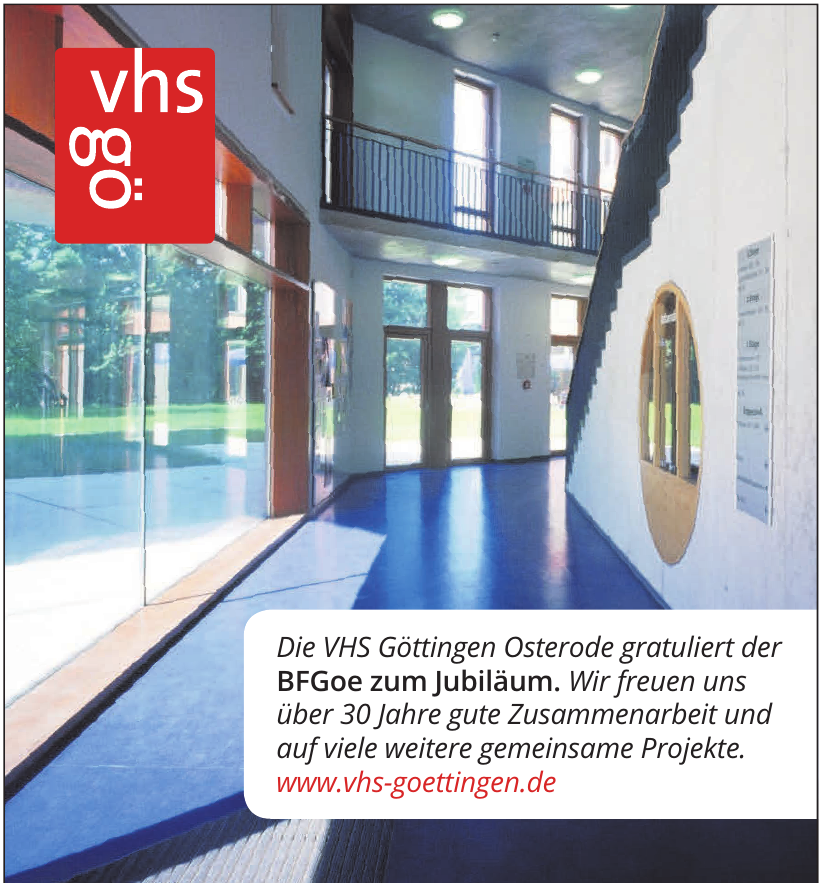 vhs gö VHS Göttingen Oster vhs gö VHS Göttingen Oster
