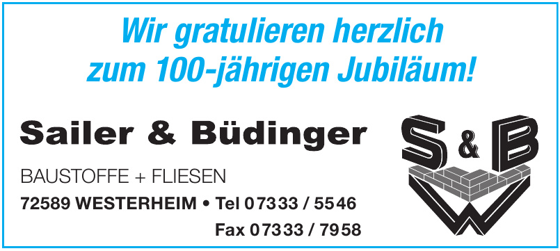 Sailer & Büdinger GmbH & Co. KG Sailer & Büdinger GmbH & Co. KG
