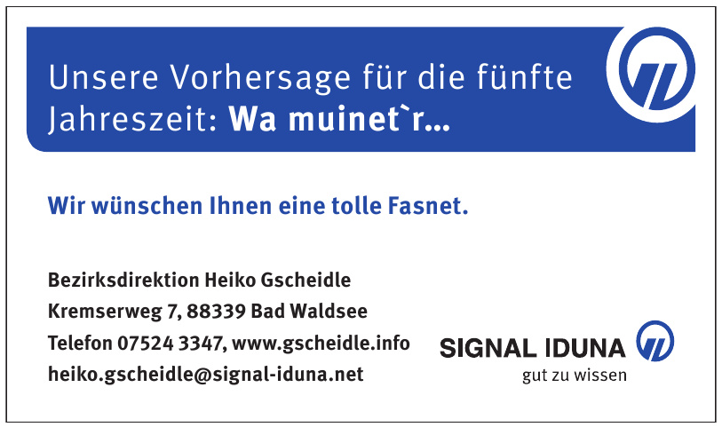Signal Iduna - Bezirksdirektion Heiko Gscheidle Signal Iduna - Bezirksdirektion Heiko Gscheidle