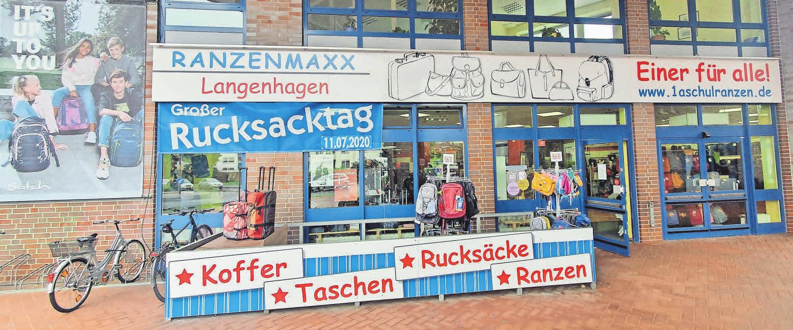 Hier sind Rucksäcke zu Hause: Der Ranzenmaxx in Langenhagen, Walsroder Straße 78. Hier sind Rucksäcke zu Hause: Der Ranzenmaxx in Langenhagen, Walsroder Straße 78.
