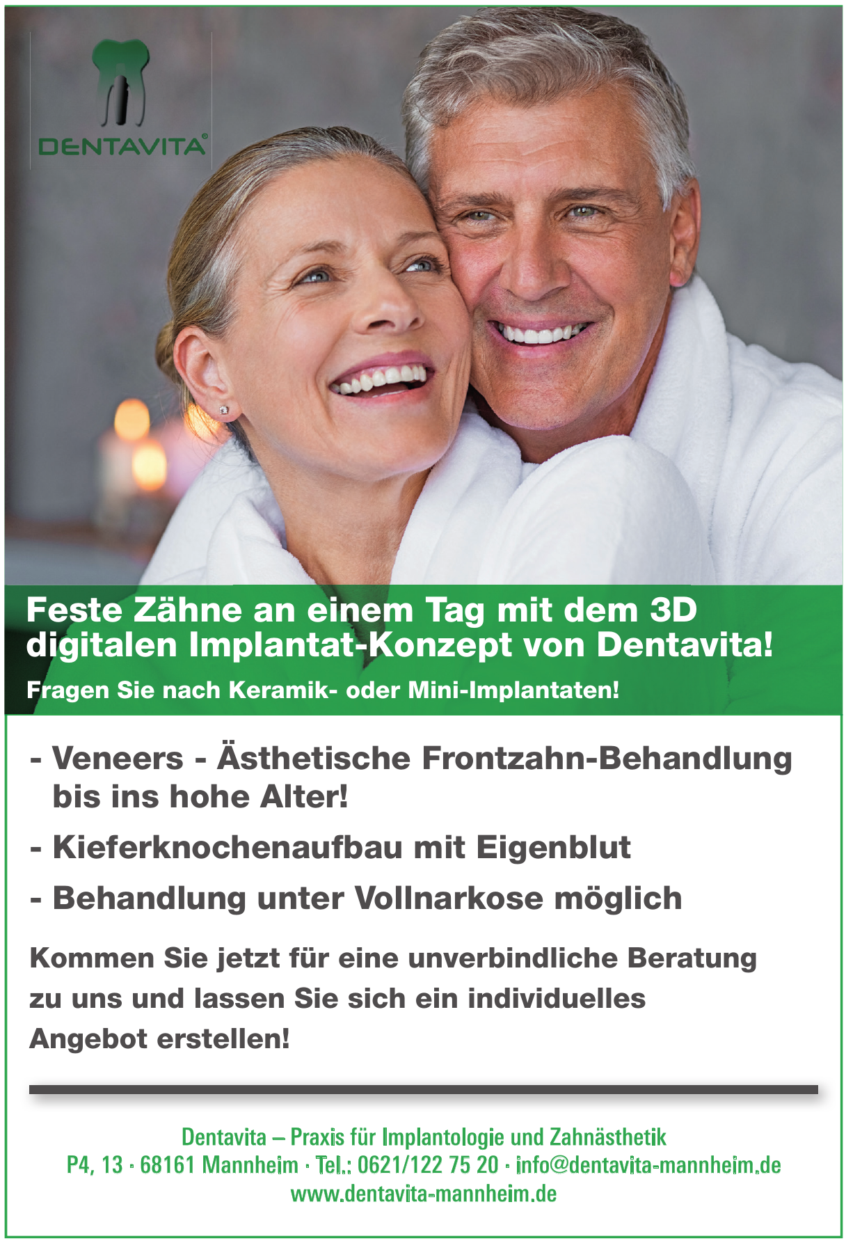 Dentavita – Praxis für Implantologie und Zahnästhetik Dentavita – Praxis für Implantologie und Zahnästhetik