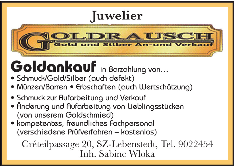 Juwelier Goldrausch