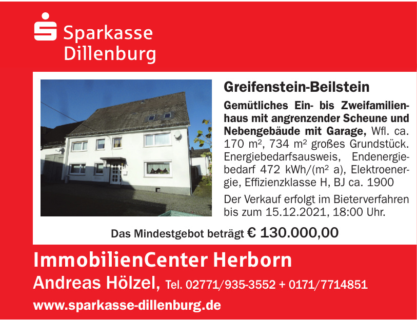 Sparkasse Dillenburg ImmobilienCenter Herborn
