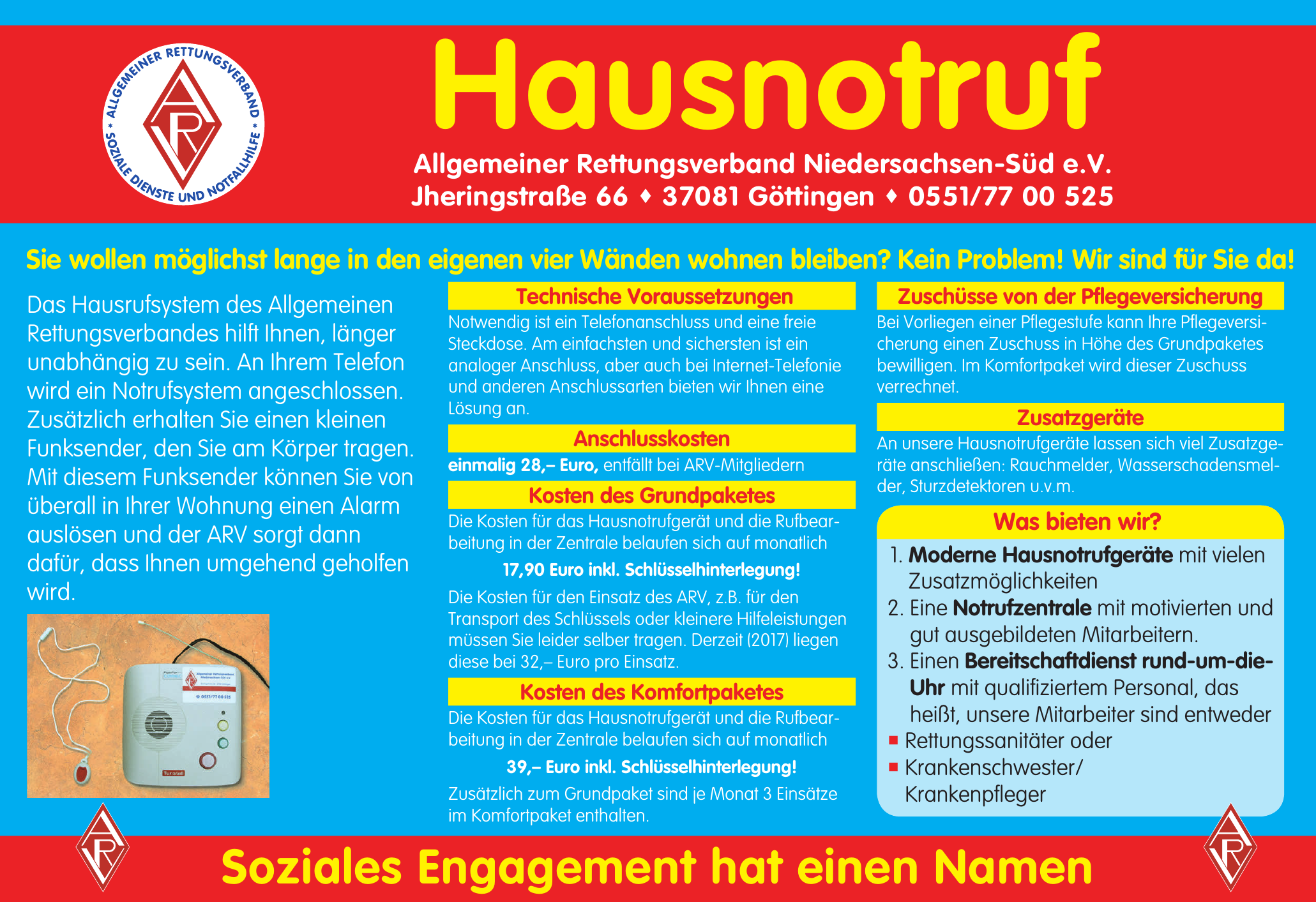 Allgemeiner Rettungsverband Niedersachsen-Süd e.V. Allgemeiner Rettungsverband Niedersachsen-Süd e.V.