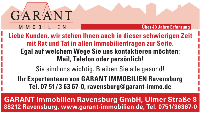 GARANT Immobilien Ravensburg GmbH GARANT Immobilien Ravensburg GmbH