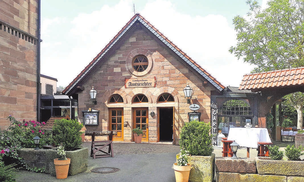 Das Landgasthaus Amtsrichter: Seit einem Vierteljahrhundert wird das Gebäude gastronomisch genutzt. FOTOS: R Das Landgasthaus Amtsrichter: Seit einem Vierteljahrhundert wird das Gebäude gastronomisch genutzt. FOTOS: R