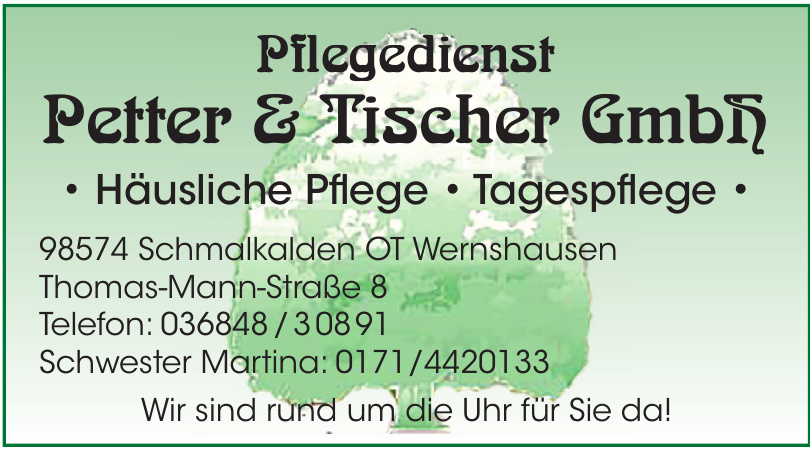 Pflegedienst Petter & Tischer GmbH Pflegedienst Petter & Tischer GmbH