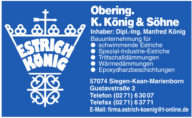 Obering. K. König & Söhne Obering. K. König & Söhne