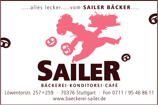Sailer Bäckerei Konditorei Café