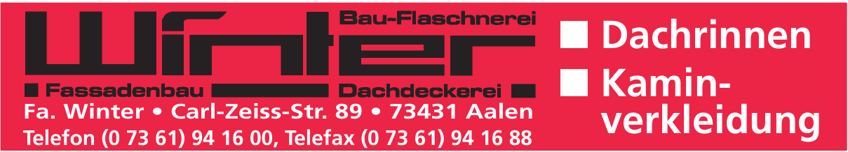 Winter Dachdeckerei & Bau-Flaschnerei Winter Dachdeckerei & Bau-Flaschnerei