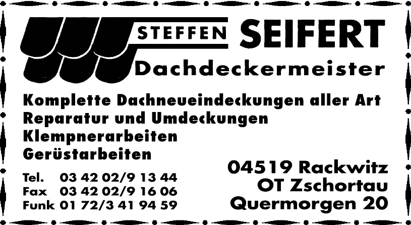 Steffen Seifert Dachdeckermeister