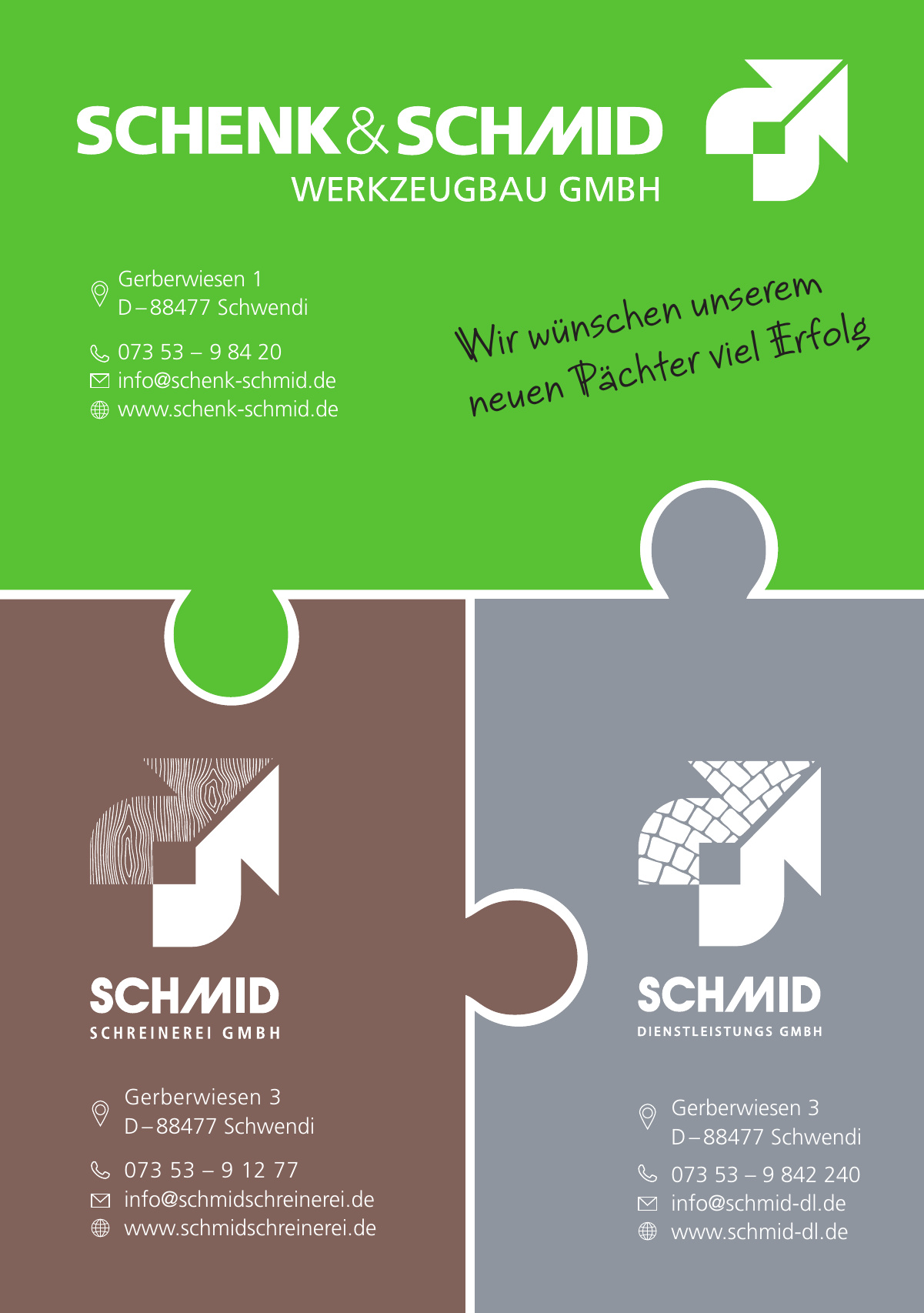 Schenk & Schmid Werkzeugbau GmbH Schenk & Schmid Werkzeugbau GmbH