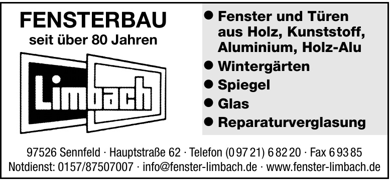 Fensterbau Limbach Fensterbau Limbach