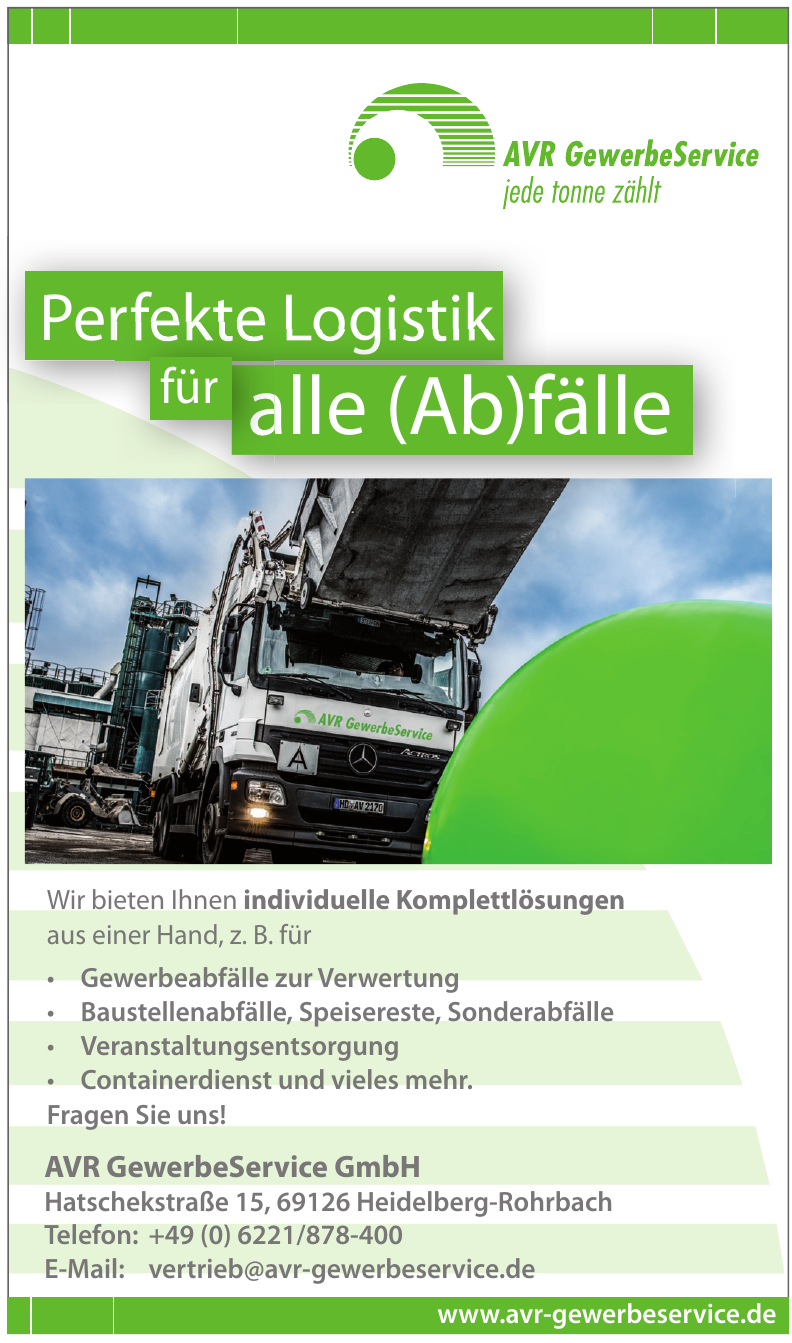 AVR GewerbeService GmbH AVR GewerbeService GmbH