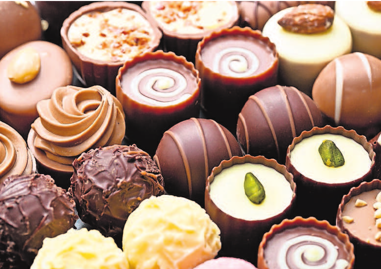 Auch feinste Pralinen werden in der Region produziert. Auch feinste Pralinen werden in der Region produziert.